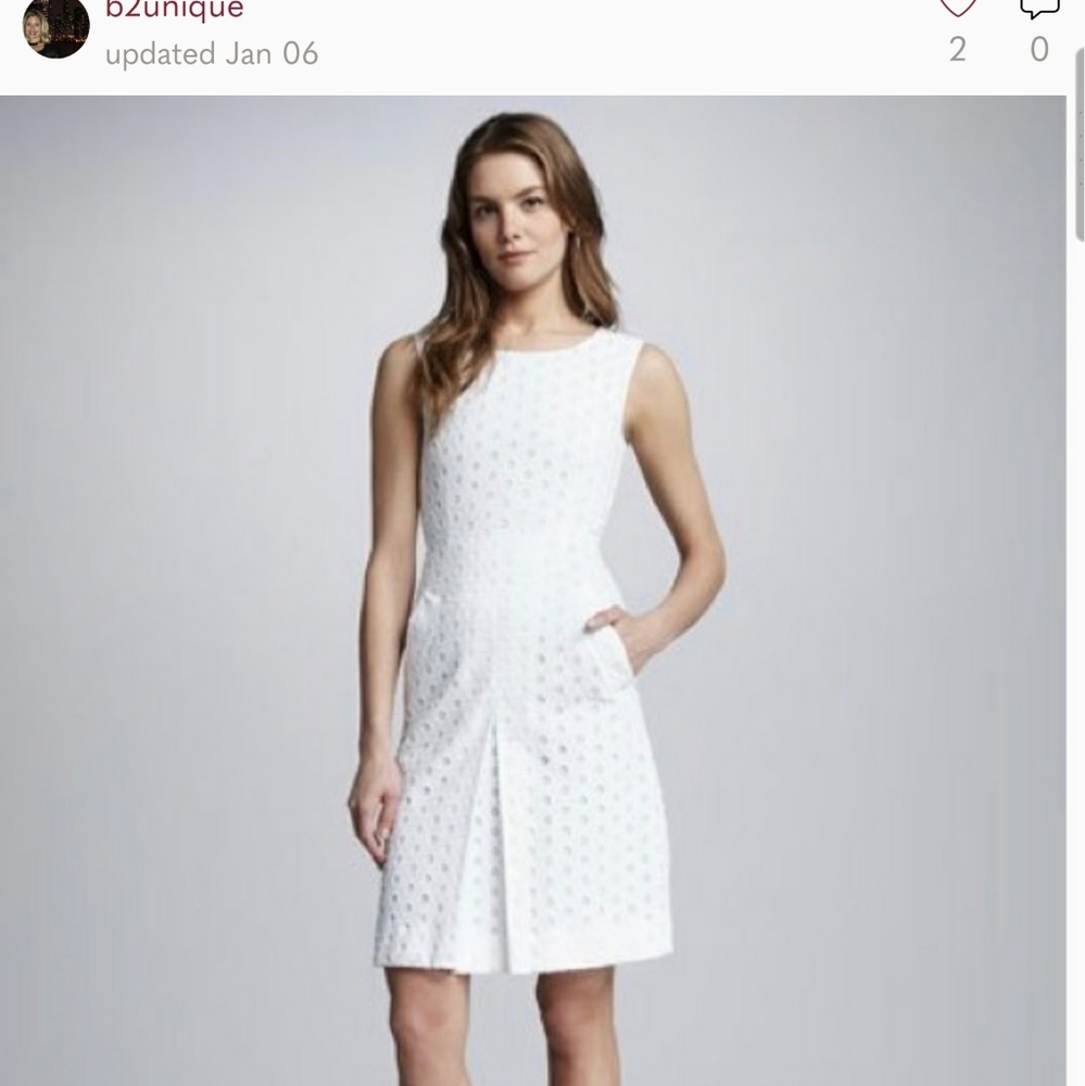Diane von Furstenberg Carprenna Ring Stitch Dress 14. - Picture 3 of 16